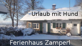 Urlaub mit Hund im Ferienhaus Zamperl / Ferienwohnung bei Weilheim